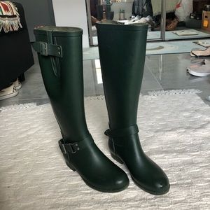 Steve Madden knee high rain boots